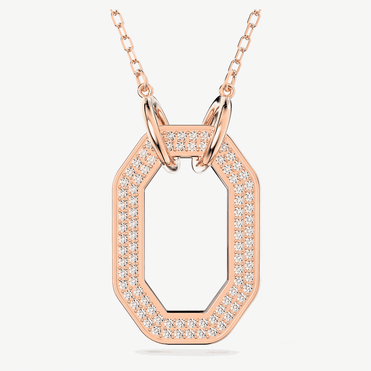 Colgante Dextera Swarovski Chapado en Oro Rosa - swa-5642389