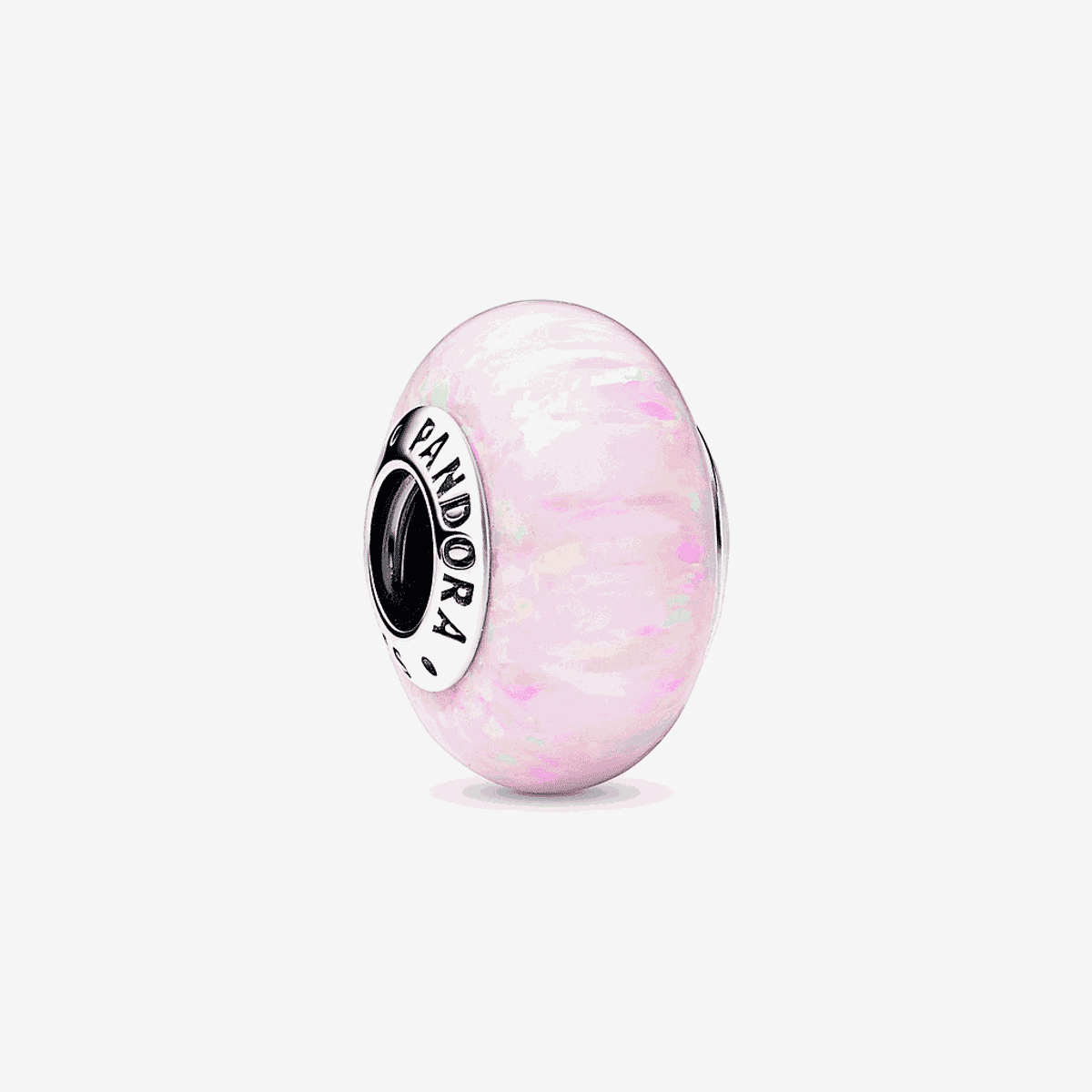 Charm Pandora Rosa Opalescente en plata con cristal rosa iridiscente - 791691C03