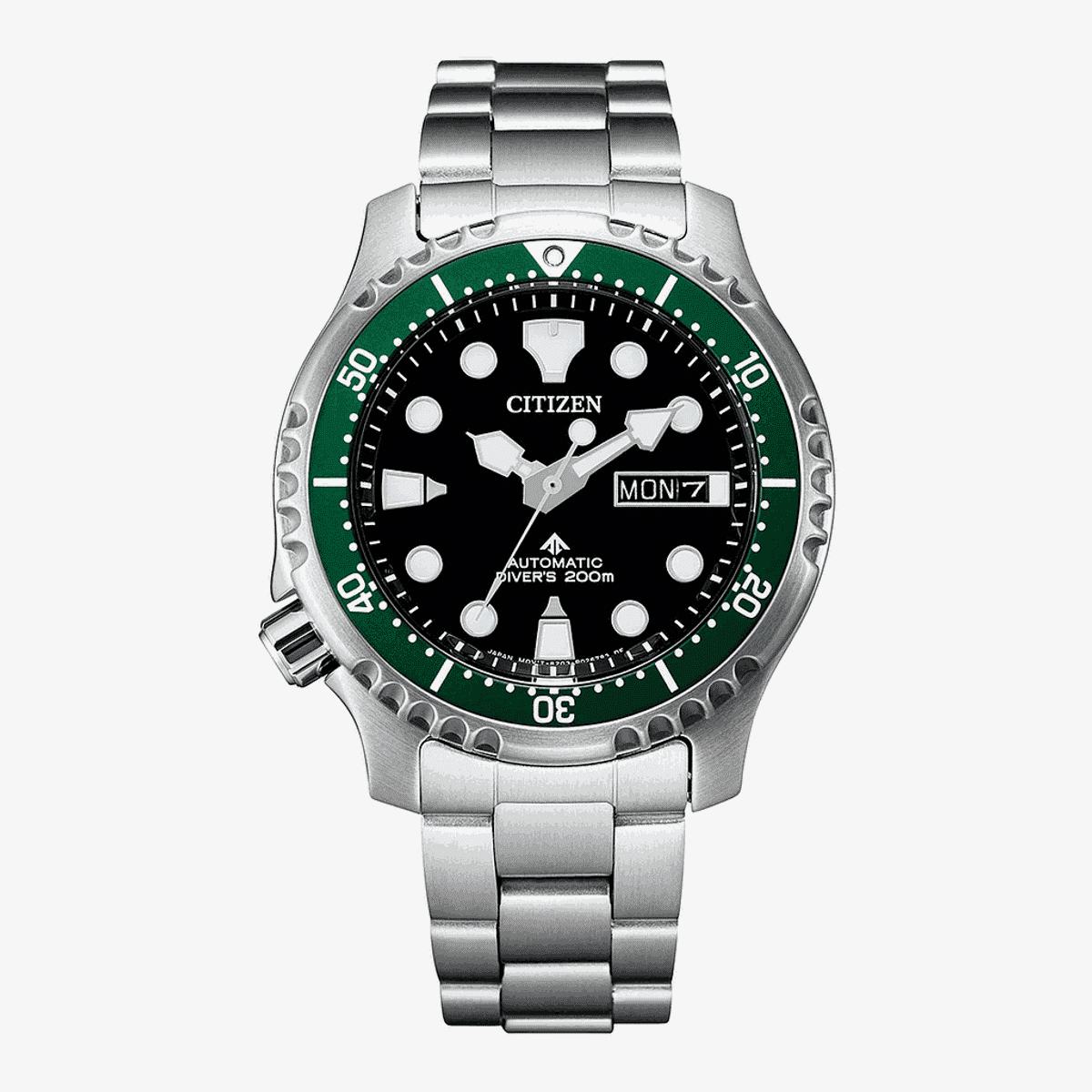 Reloj Citizen Promaster Automático Acero Bisel Verde - NY0084-89E