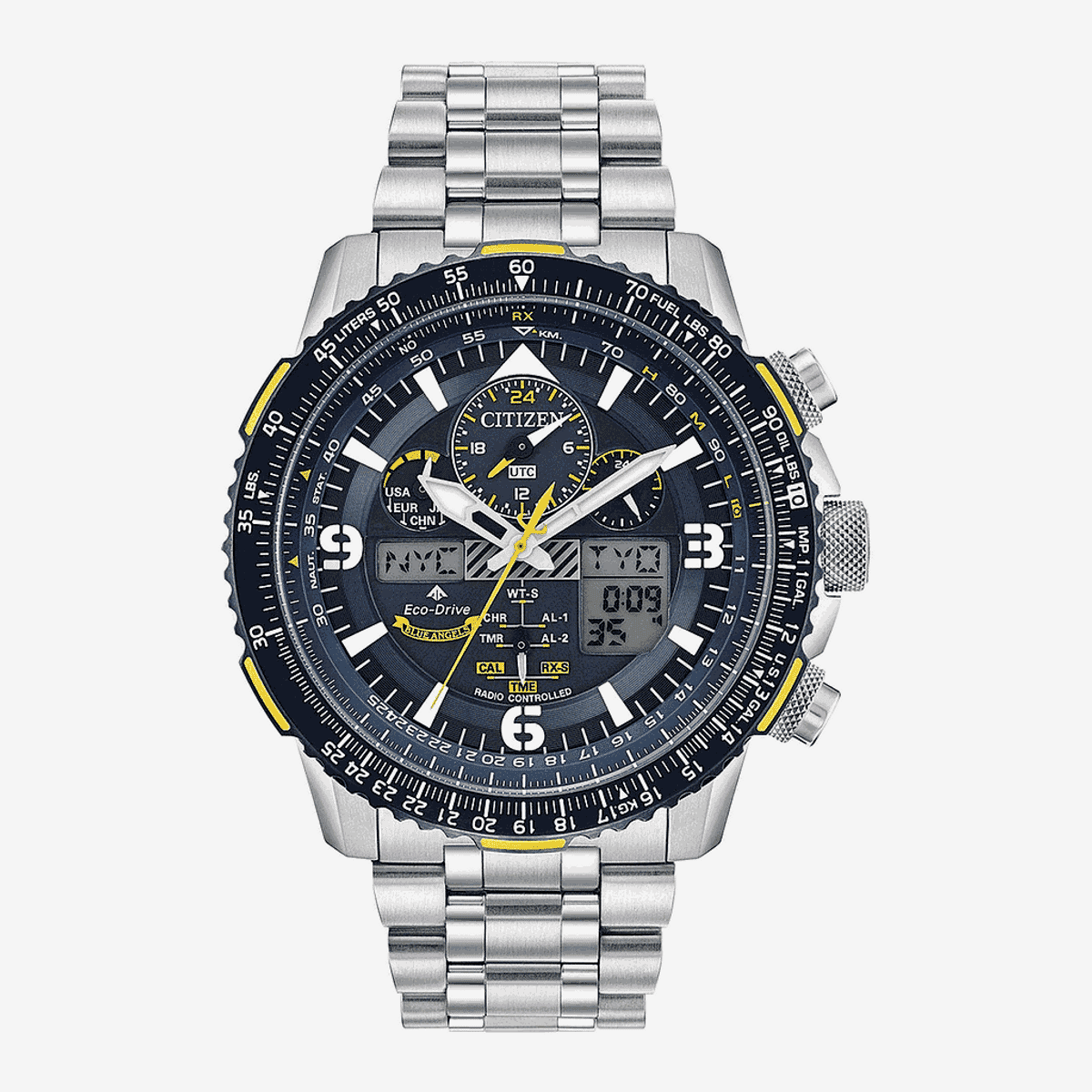 Reloj Citizen Radiocontrolado Blue Angels - JY8078-52L