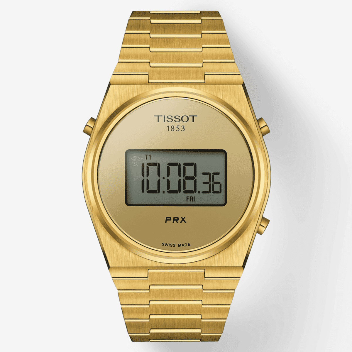 Reloj Tissot PRX Digital dorado - T1374633302000