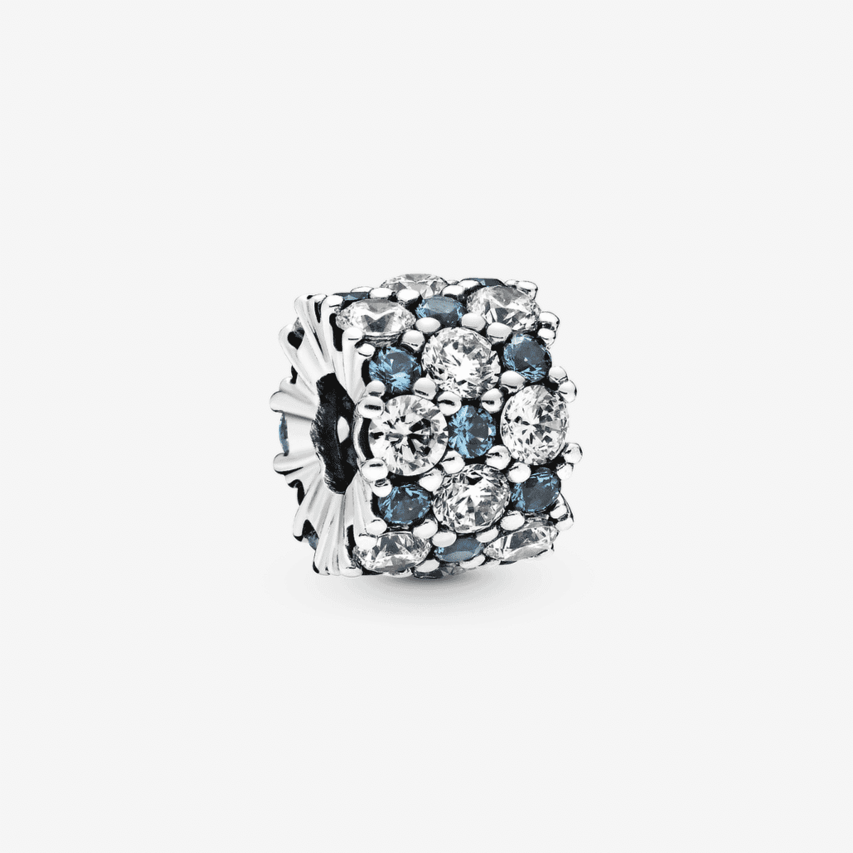 Charm Pandora en plata con cristales transparentes y azules - 798487C02