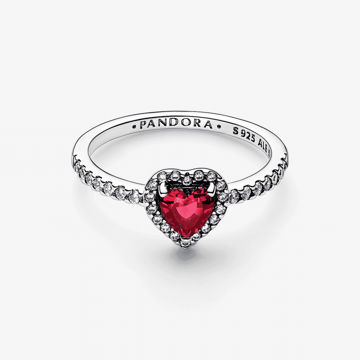 Anillo Pandora Corazón Rojo Brillante Joya con Pasión