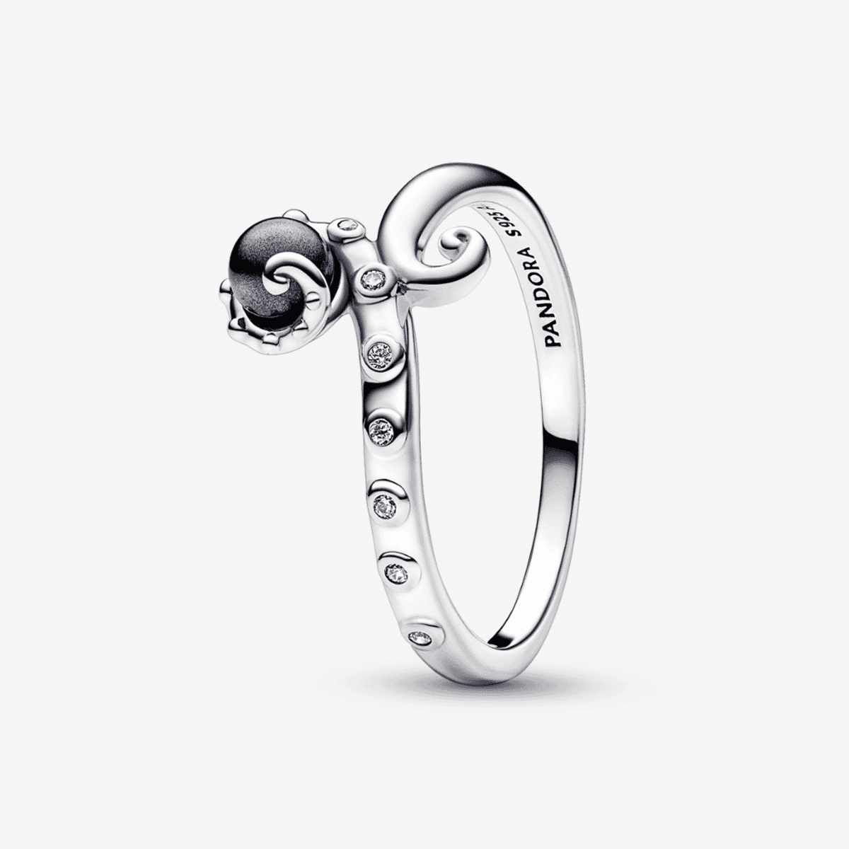 Anillo Pandora Úrsula de La Sirenita en plata con perla iridiscente - 192697C01