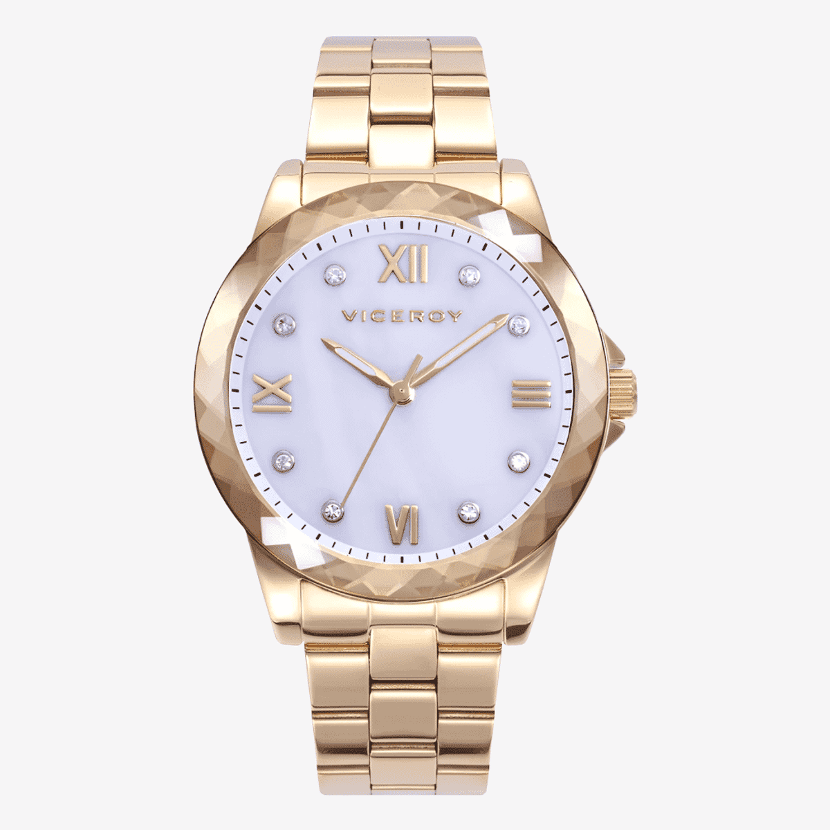 Reloj Viceroy Chic con brazalete de acero dorado y esfera de nácar - 401162-53
