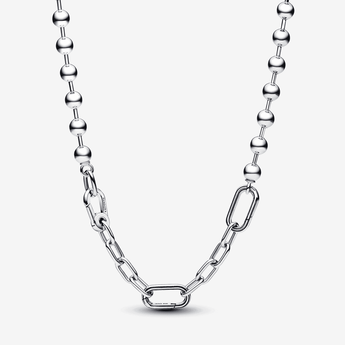 Collar de Eslabones Link y Cuentas Metálicas de Pandora ME - 392799C00