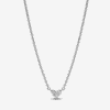 Collar Pandora Corazón triple Gema 393014C01