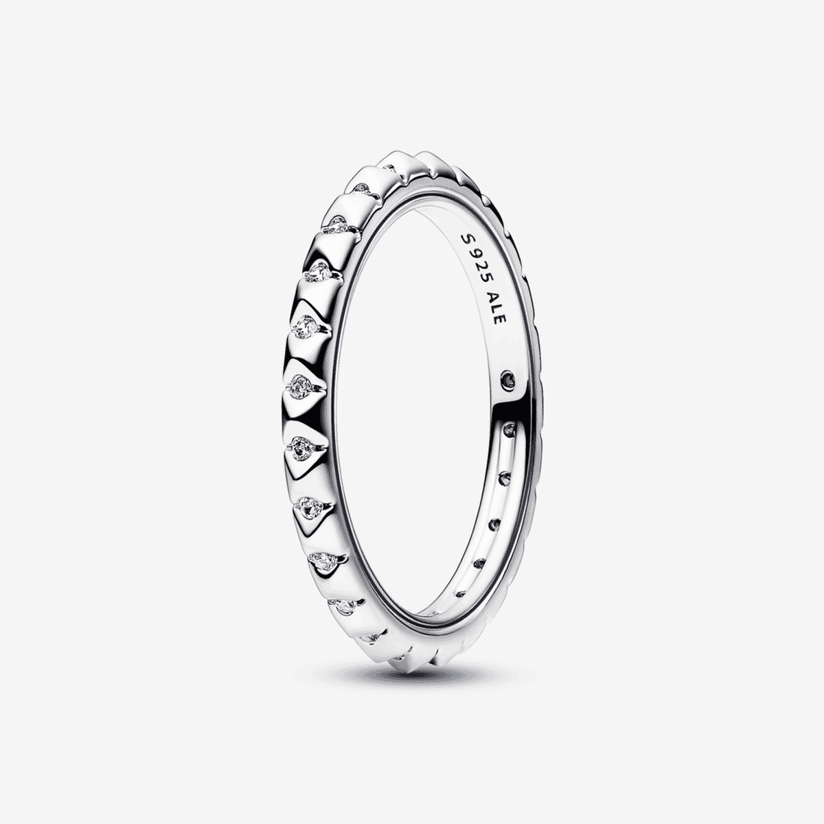 Anillo Pirámides de Pandora ME en plata de ley con diseño geométrico - 192800C01