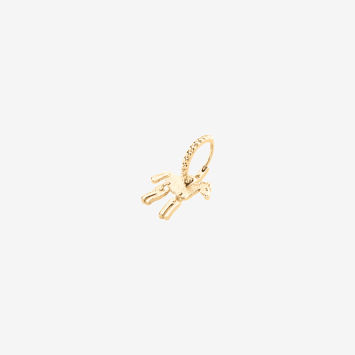 Piercing Criolla Mini Caballo de Agatha Paris en acabado dorado - 2380570-157-TU