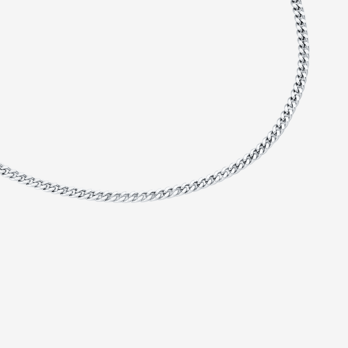 Collar midi Gourmet de Agatha Paris en acabado plateado, vista de la cadena - 2651280-064-TU