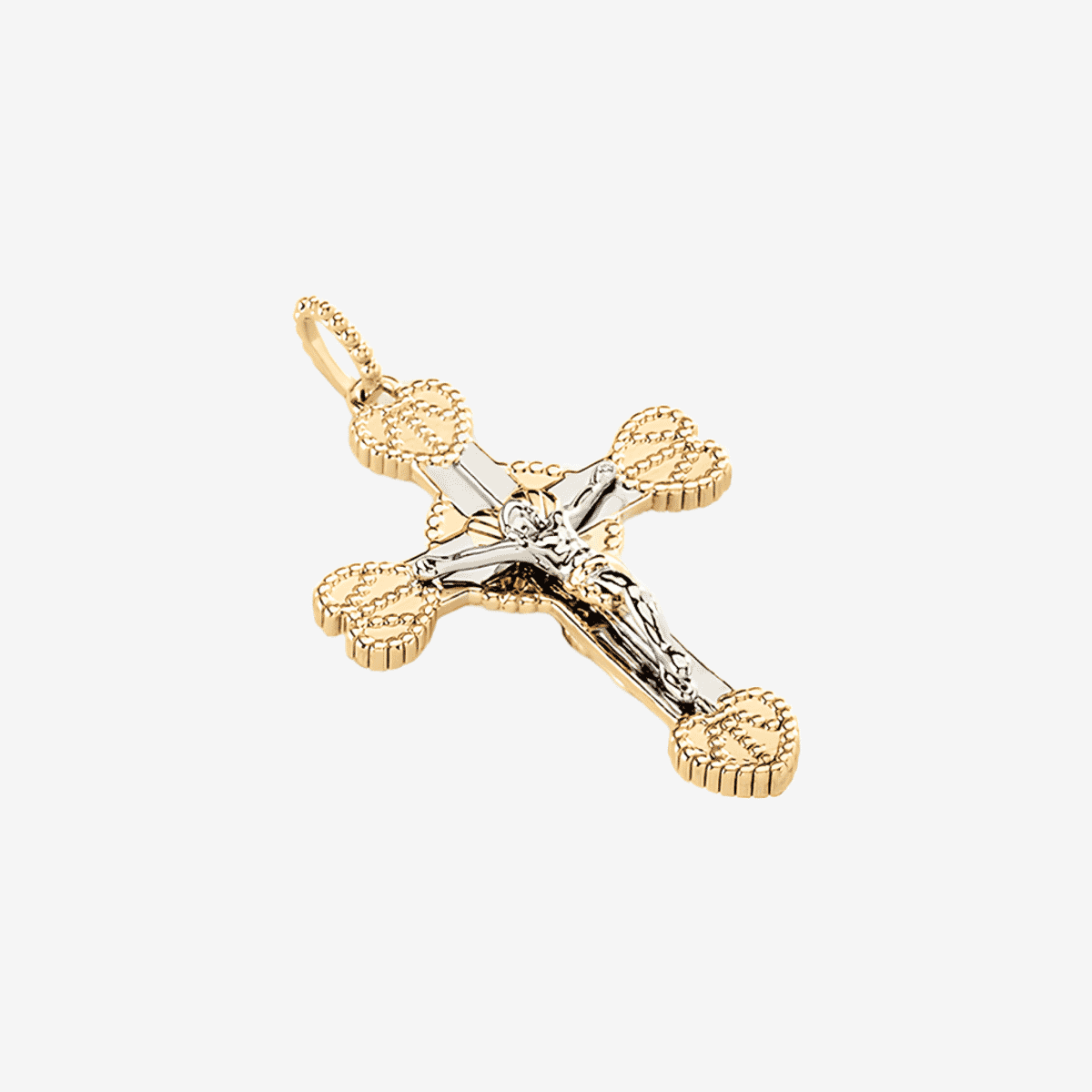 Charm cruz de Jesús de Agatha Paris en oro y plata - 2880020-113-TU
