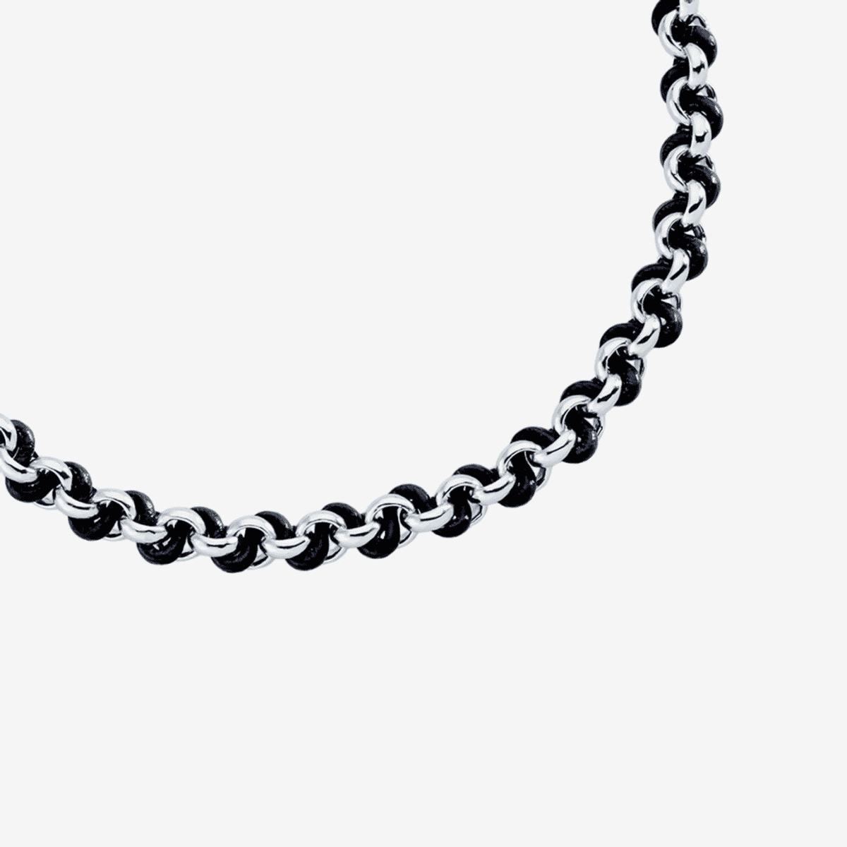 Detalle de cadena Twiggy de Agatha Paris en plateado y azul oscuro - 2651413-804-TU