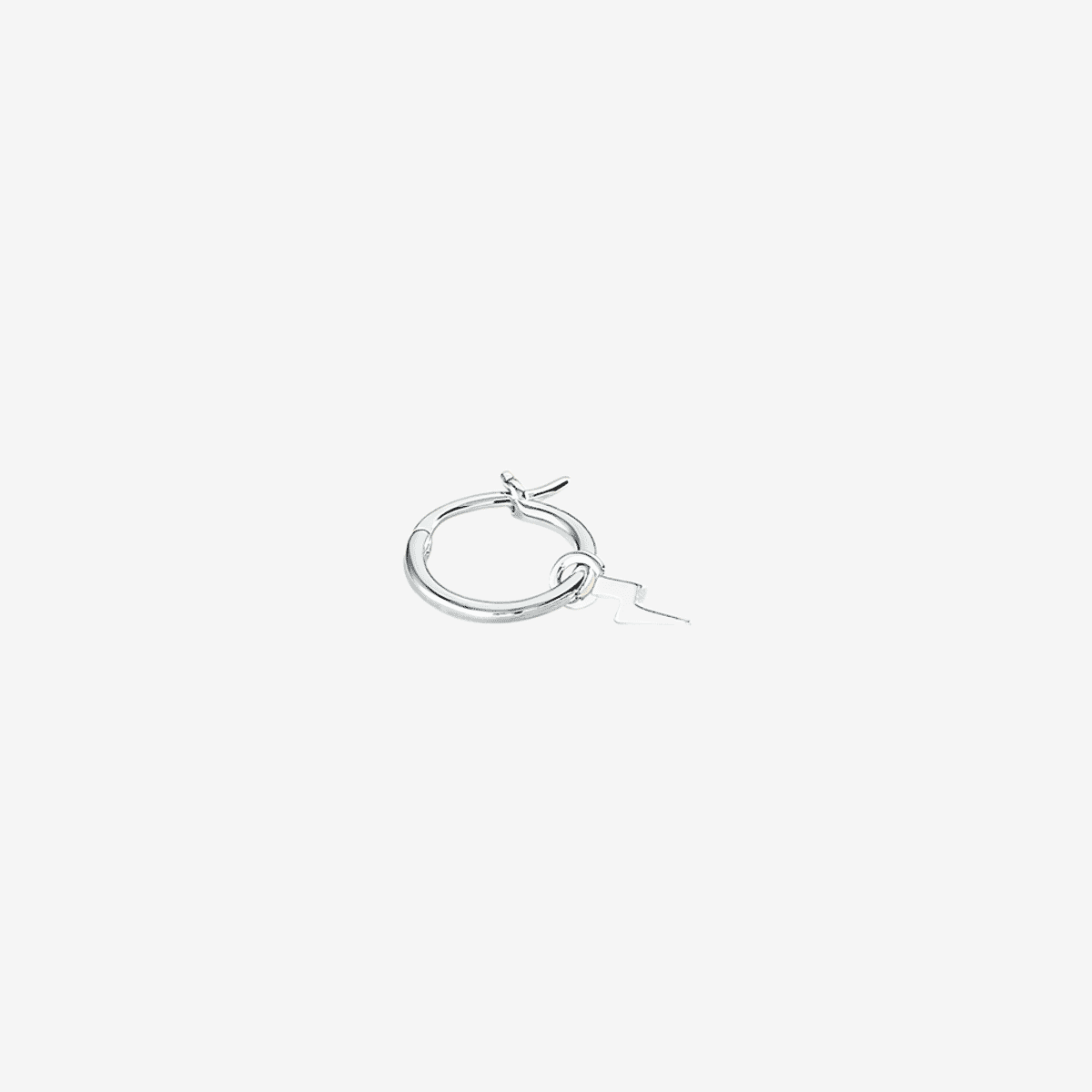 Piercing criolla Agatha Paris Tonnerre en plata con diseño de rayo - 2320752-050-TU