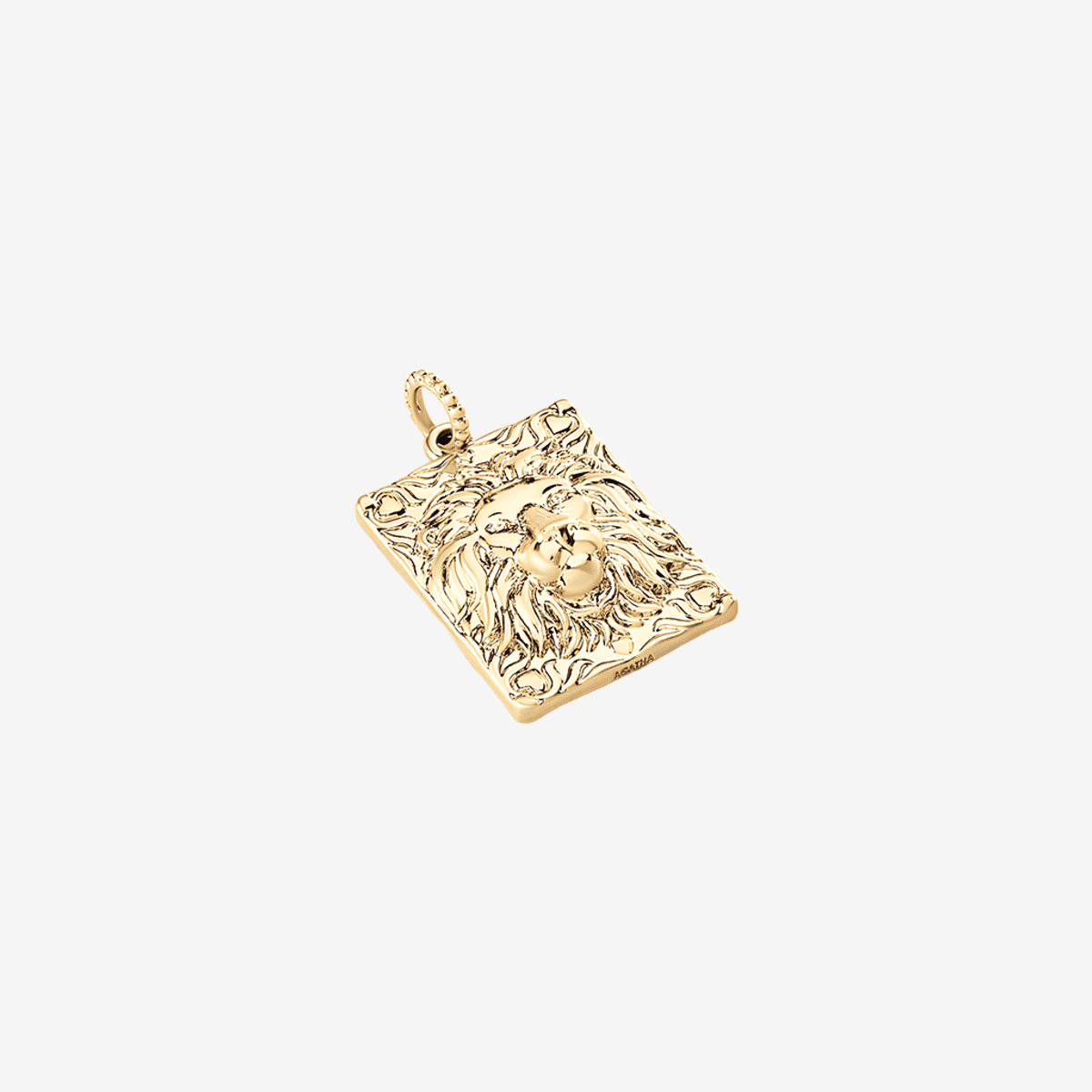 Colgante León Agatha Paris en acabado dorado, detalle del charm - 2880025-157-TU