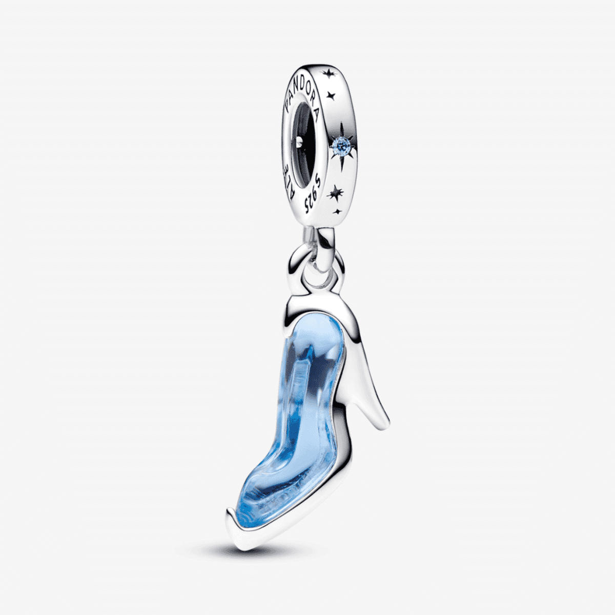 Charm colgante Pandora del zapato de cristal azul de Cenicienta Disney - 793071C01