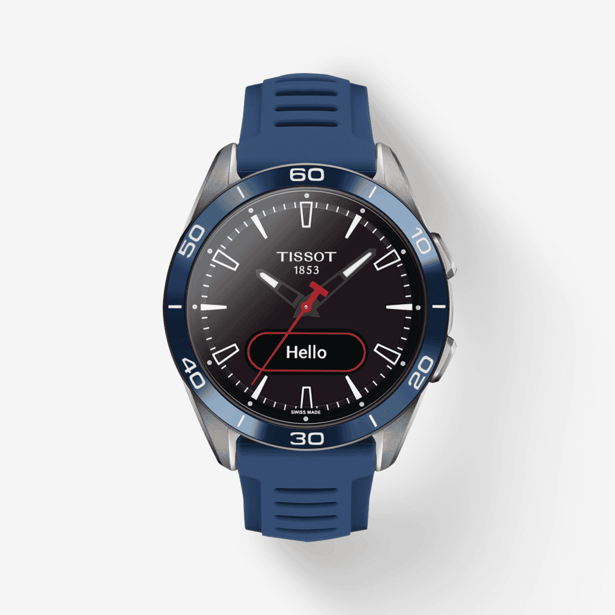 Reloj Tissot T-Touch Connect Sport Brazalete Silicona Azul - T1534204705101