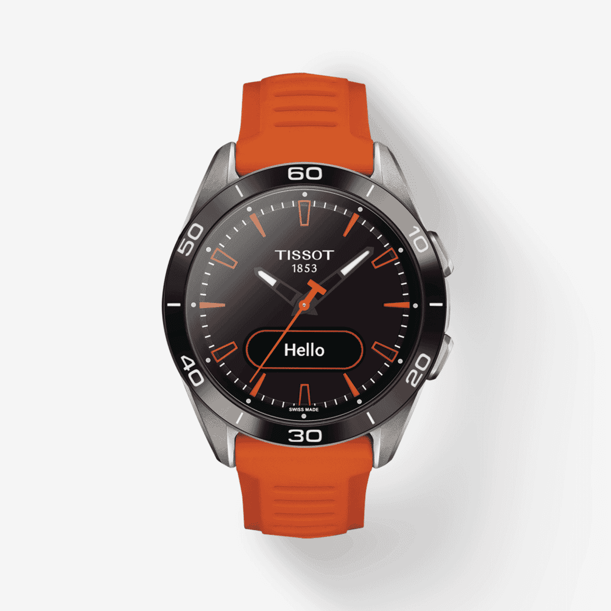 Reloj Tissot T-Touch Connect Sport  Brazalete Silicona Naranja - T1534204705102