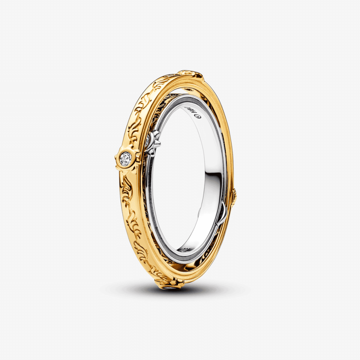 Anillo Pandora Astrolabio Giratorio de Juego de Tronos en plata de ley y acabado dorado - 163136C01