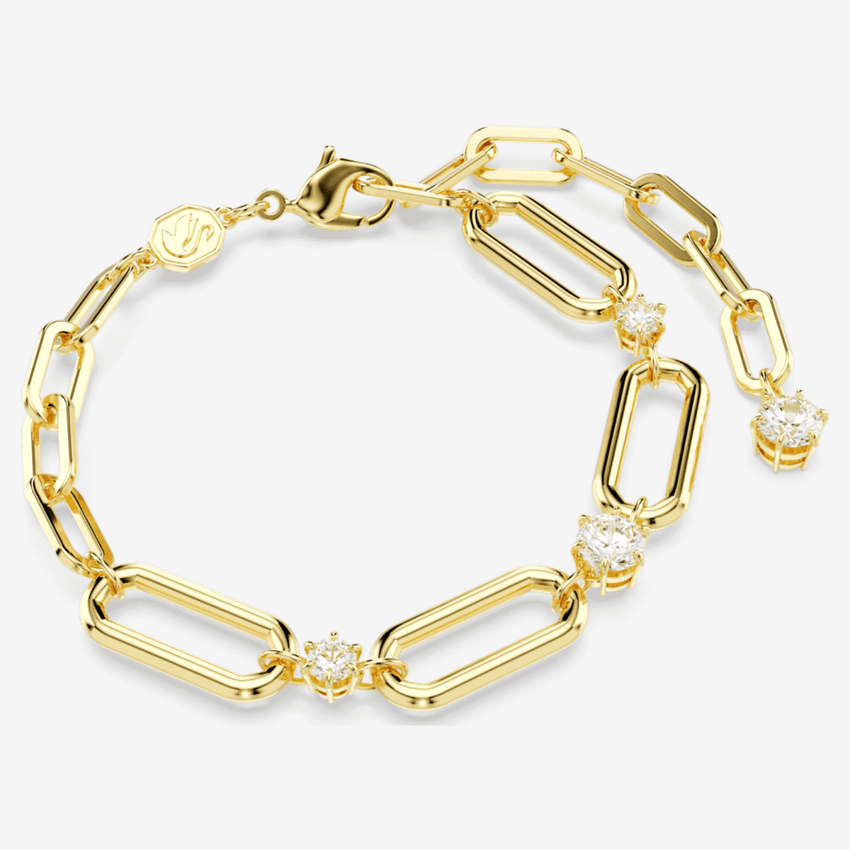 Pulsera Constella. Blanca, Baño tono oro - 5683359