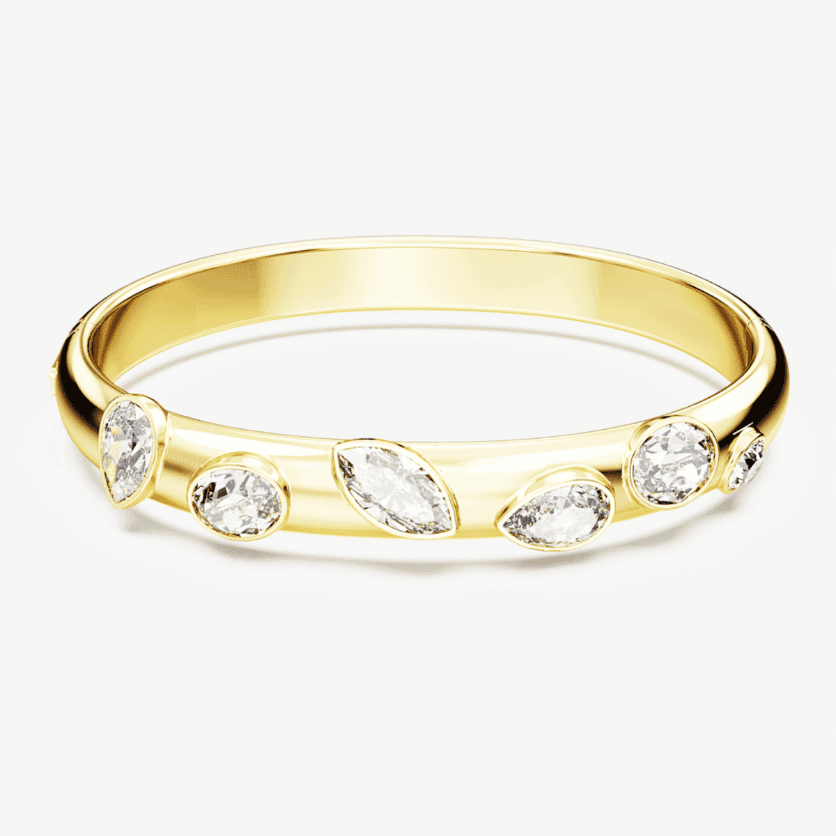 Brazalete Dextera. Tallas mixtas, Blanco, Baño tono oro - 5663260