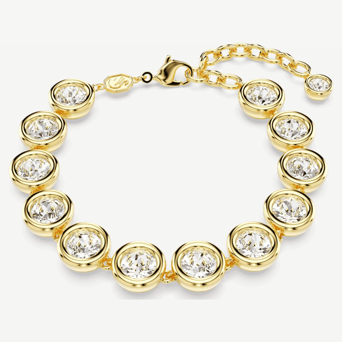 Pulsera Imber de Swarovski con cristales redondos y baño tono oro - 5682586