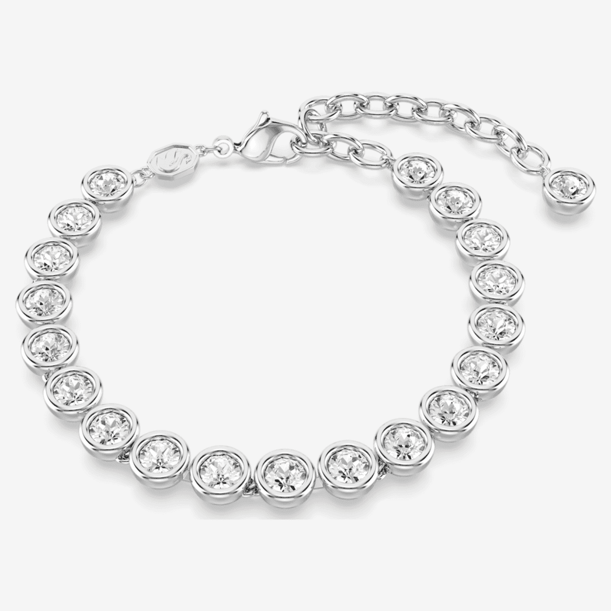 Pulsera Imber Tennis. Talla redonda, Blanca, Baño de rodio - 5682666