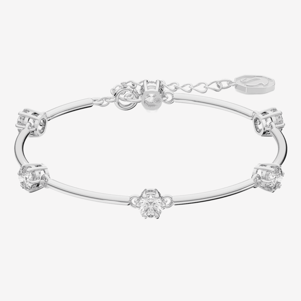 Brazalete Constella Swarovski con baño de rodio y cristales engastados - 5641680