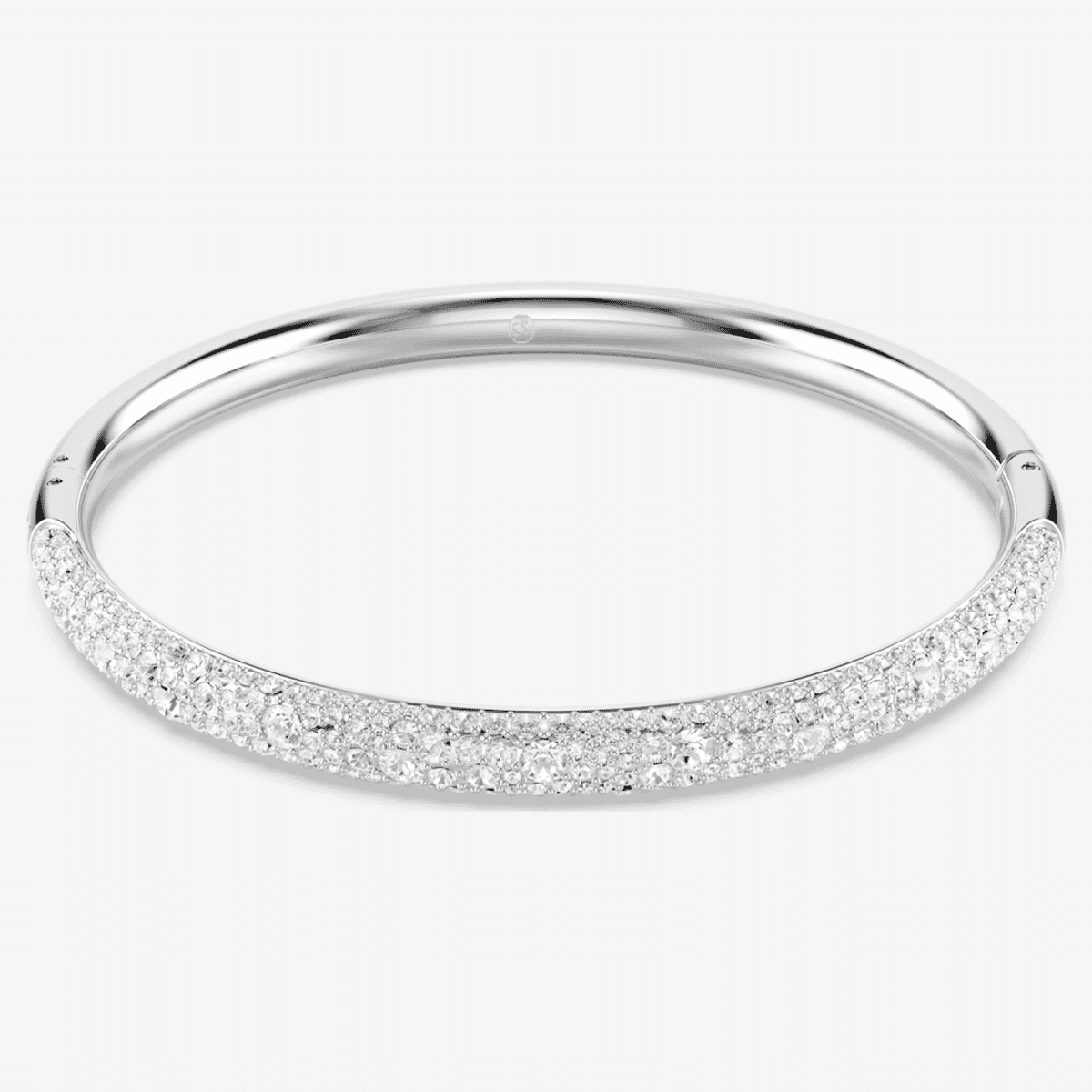 Brazalete Meteora Swarovski plateado con cristales pavé - swa-5684241