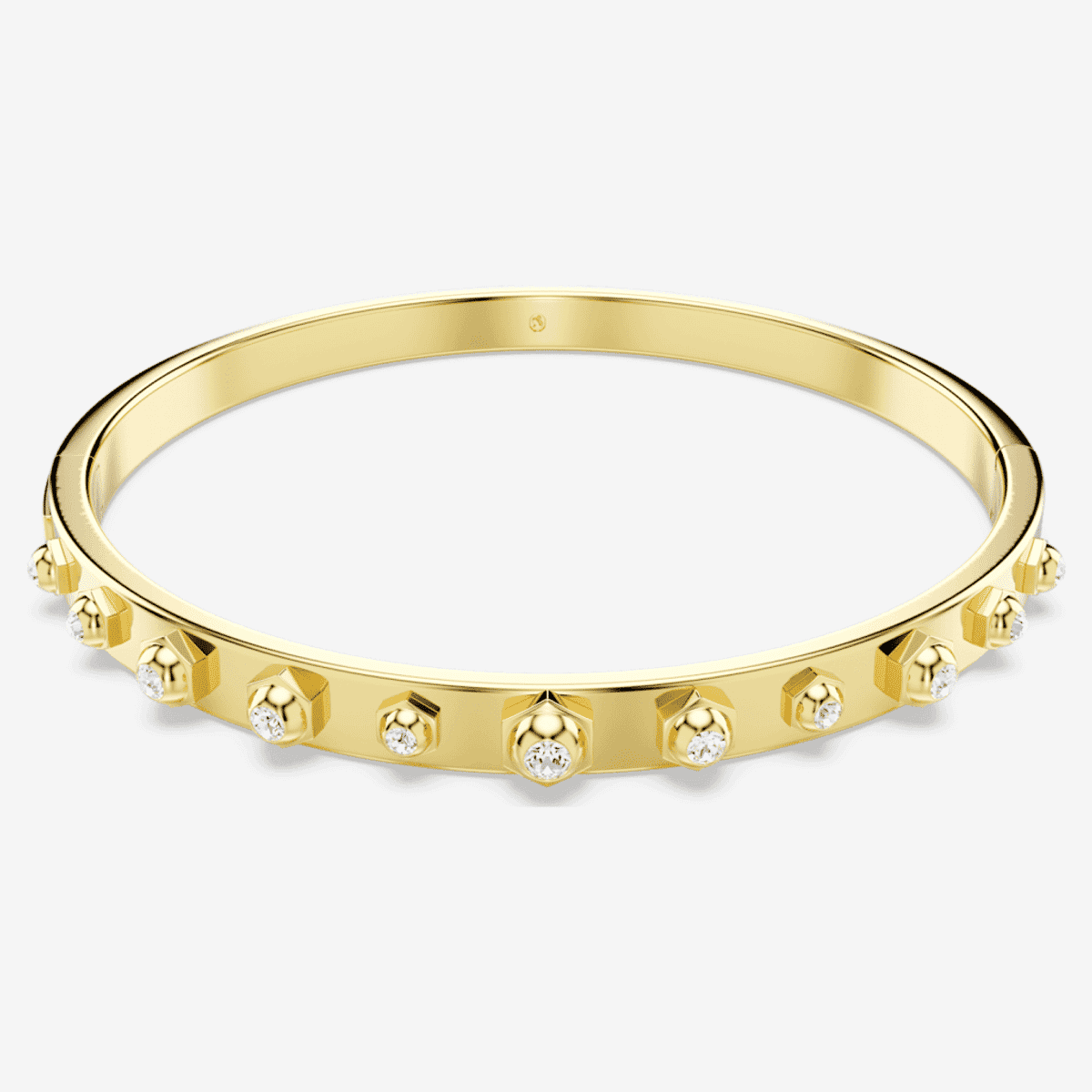 Brazalete Numina Swarovski dorado con cristales redondos - swa-5681452