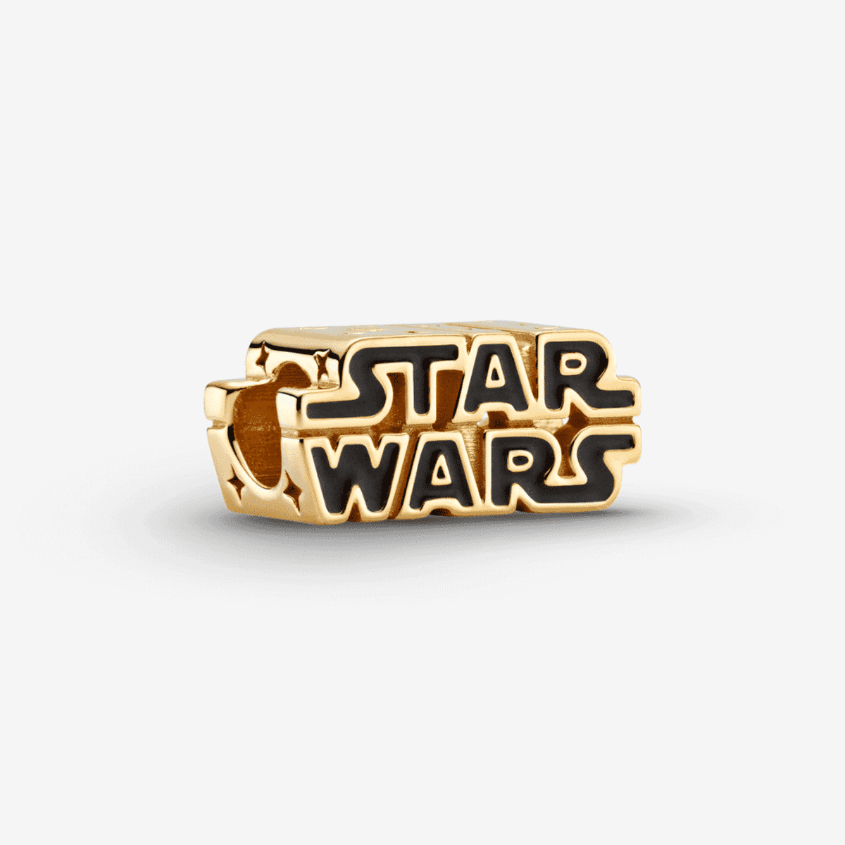 Charm Pandora Logo Star Wars™ Brillante en 3D en baño de oro de 14k - 769247C01
