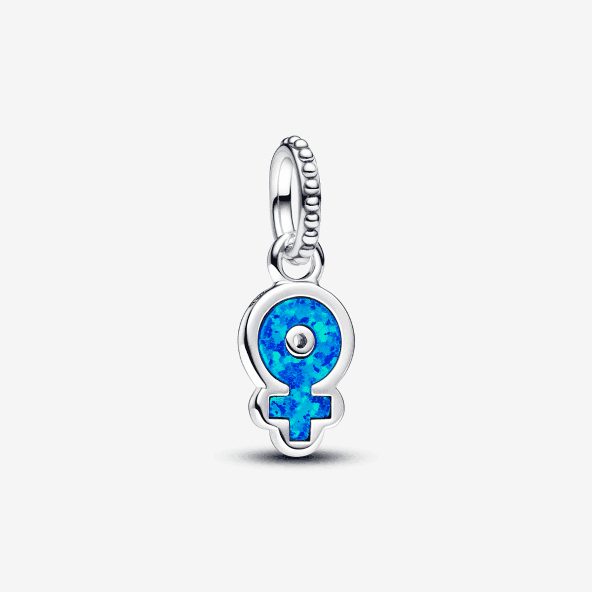 Charm colgante Pandora Mujer Poderosa en plata de ley con esmalte azul - 793181C01