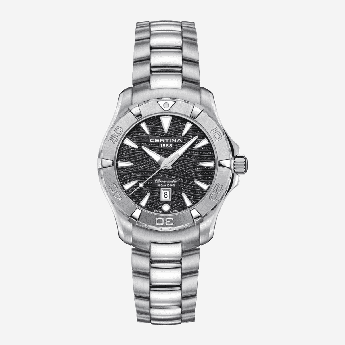 Reloj Certina DS Action Lady 34mm Acero, Esfera Gris - C0322511105109