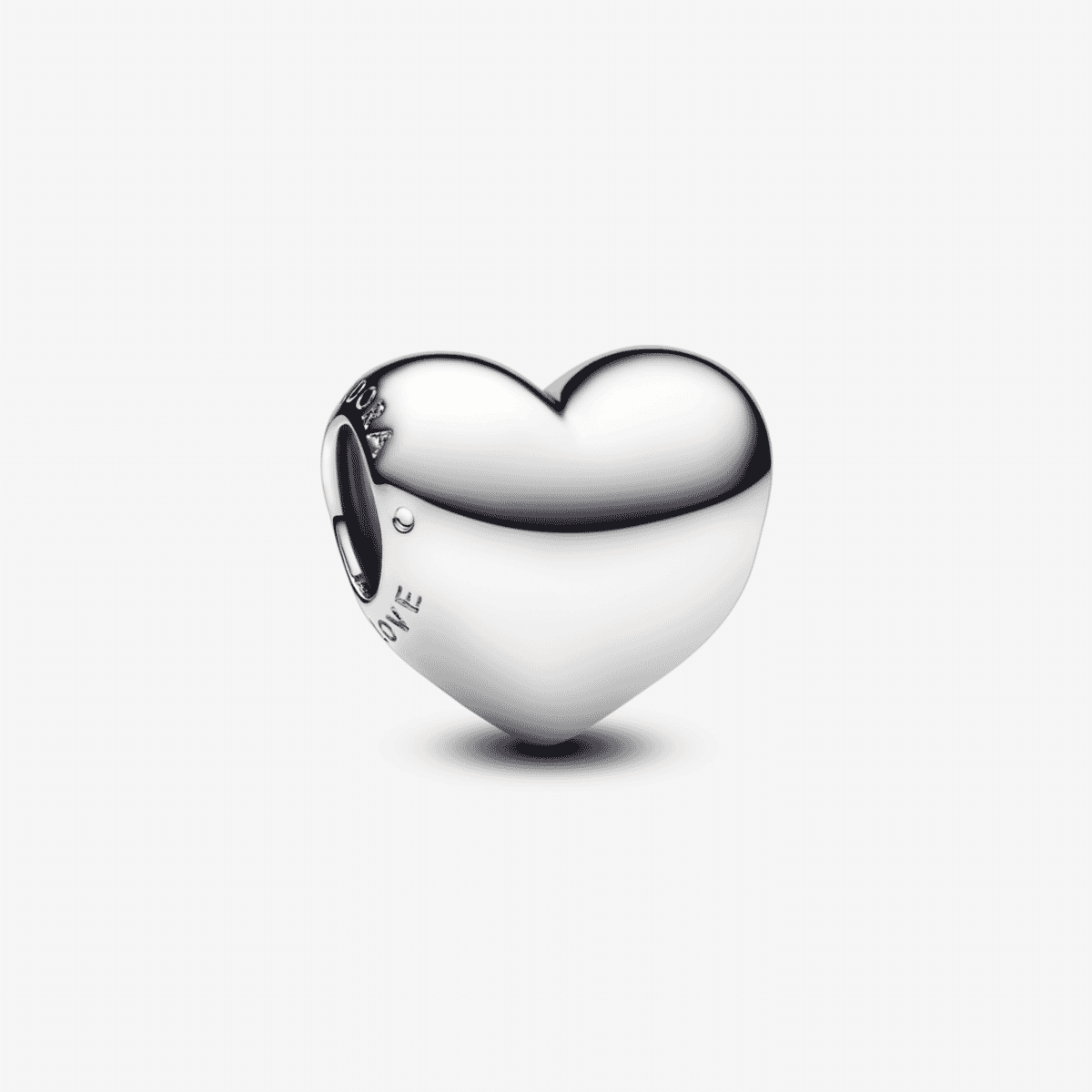 Charm Pandora Grabable Corazón Be Love en plata de ley con diseño pulido - 793439C00