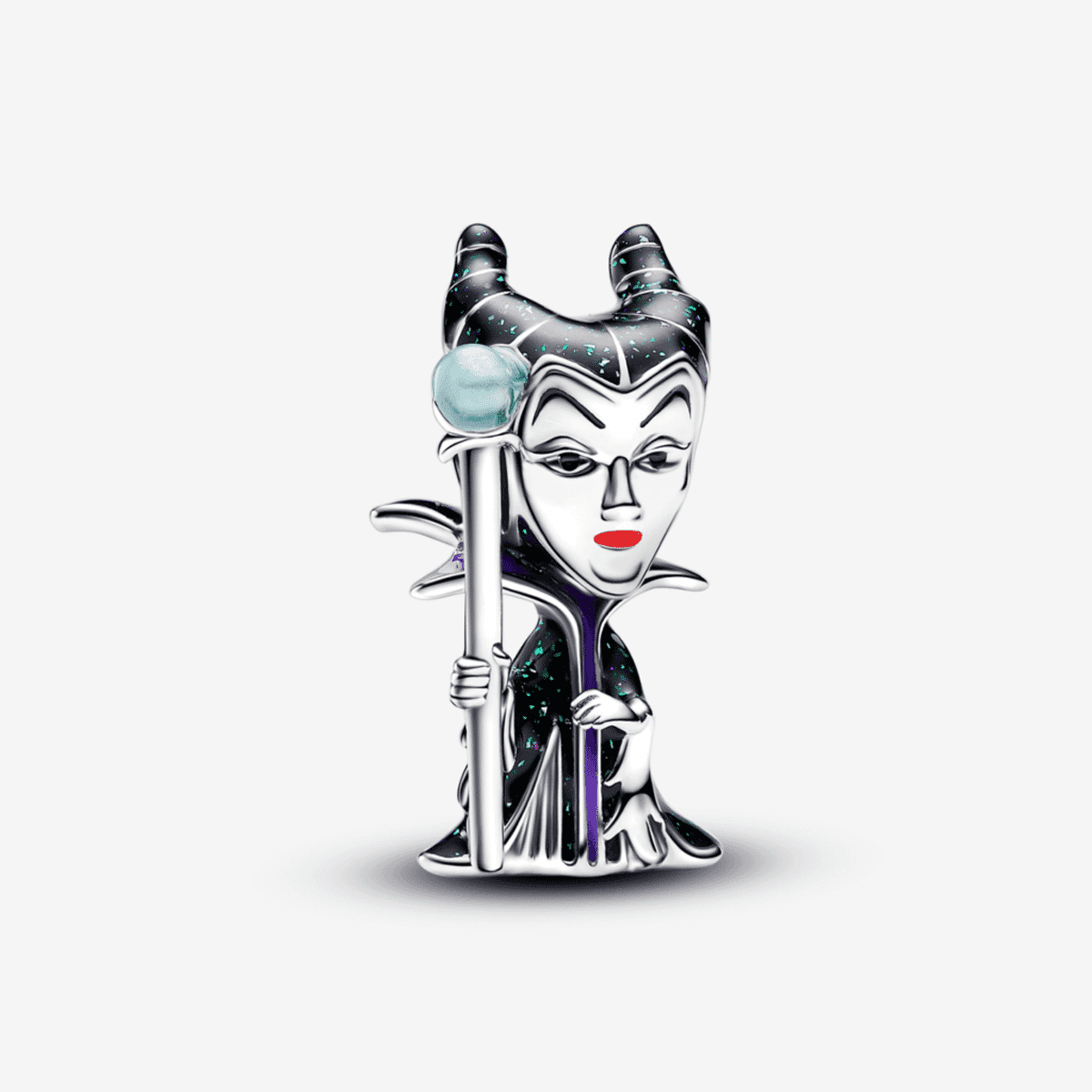 Charm Pandora Maléfica Villanos Disney en plata de ley con esmalte y detalles en color - 793423C01