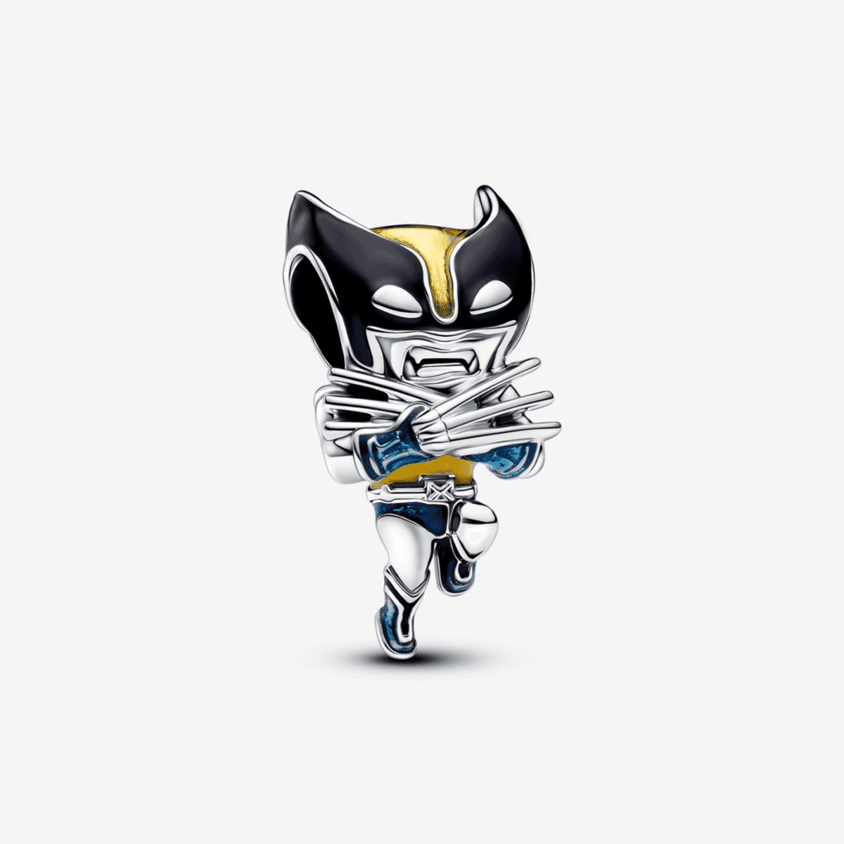 Charm Pandora Lobezno Marvel en plata de ley con esmalte - 793359C01