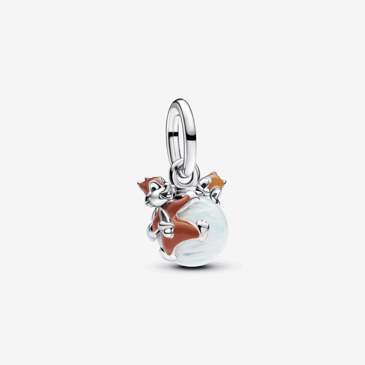 Charm colgante Pandora de plata con diseño de Chip y Chop de Disney - 793532C01