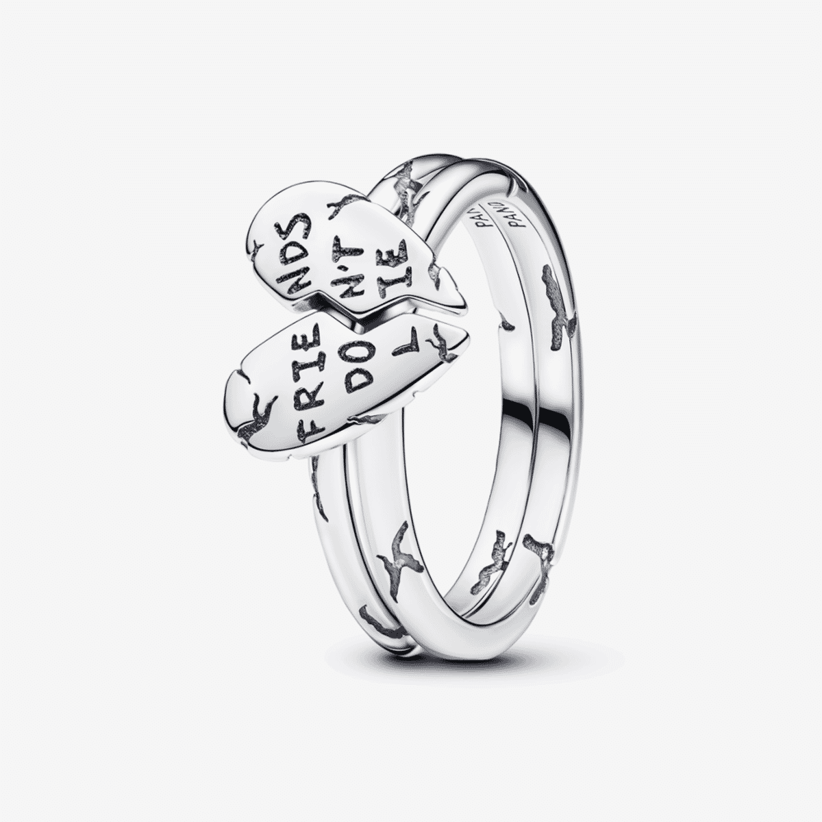 Anillo Pandora Divisible Los Amigos No Mienten de Stranger Things en plata - 193575C00
