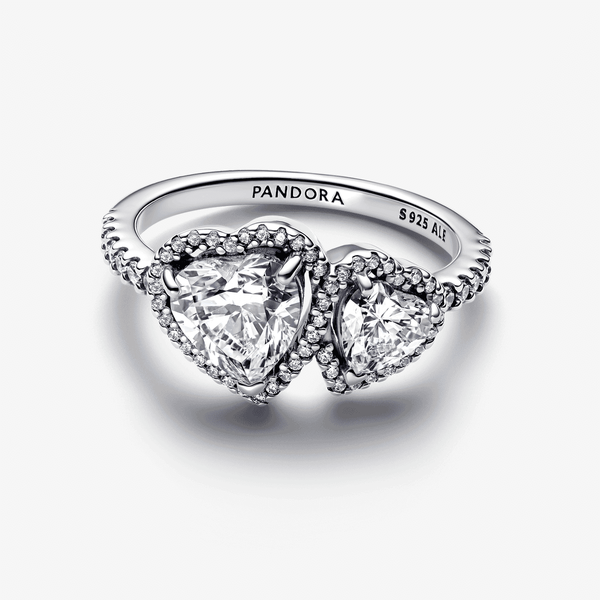 Anillo Pandora Corazones Halo Brillante Castejón Joyeros