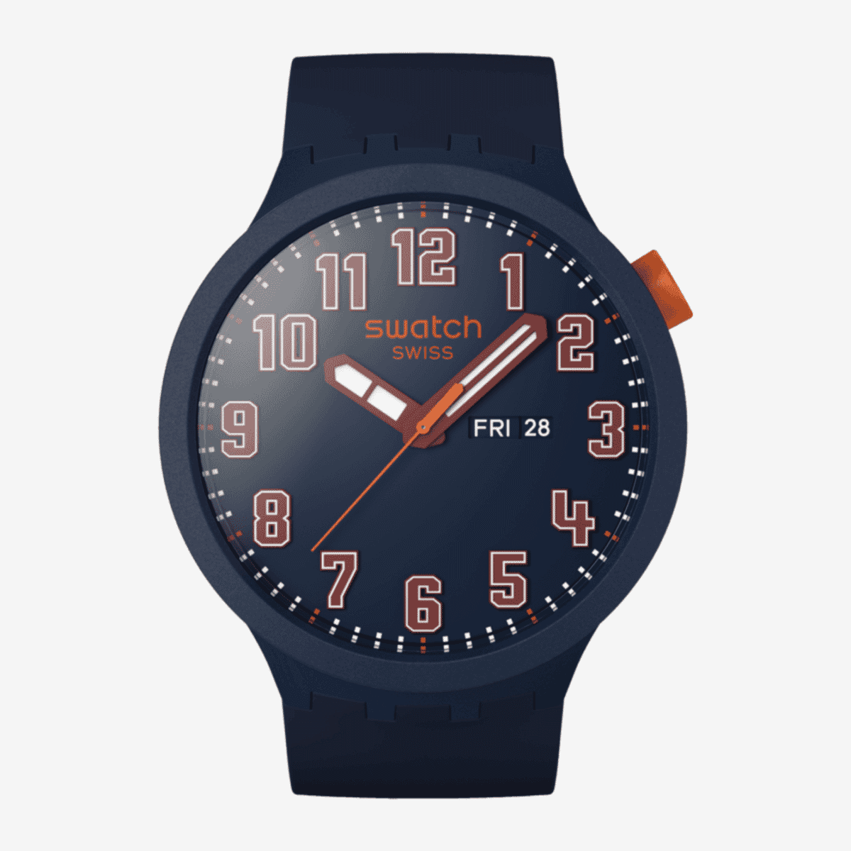 Reloj Swatch Essentially Confident con caja y correa azul - SB01S700