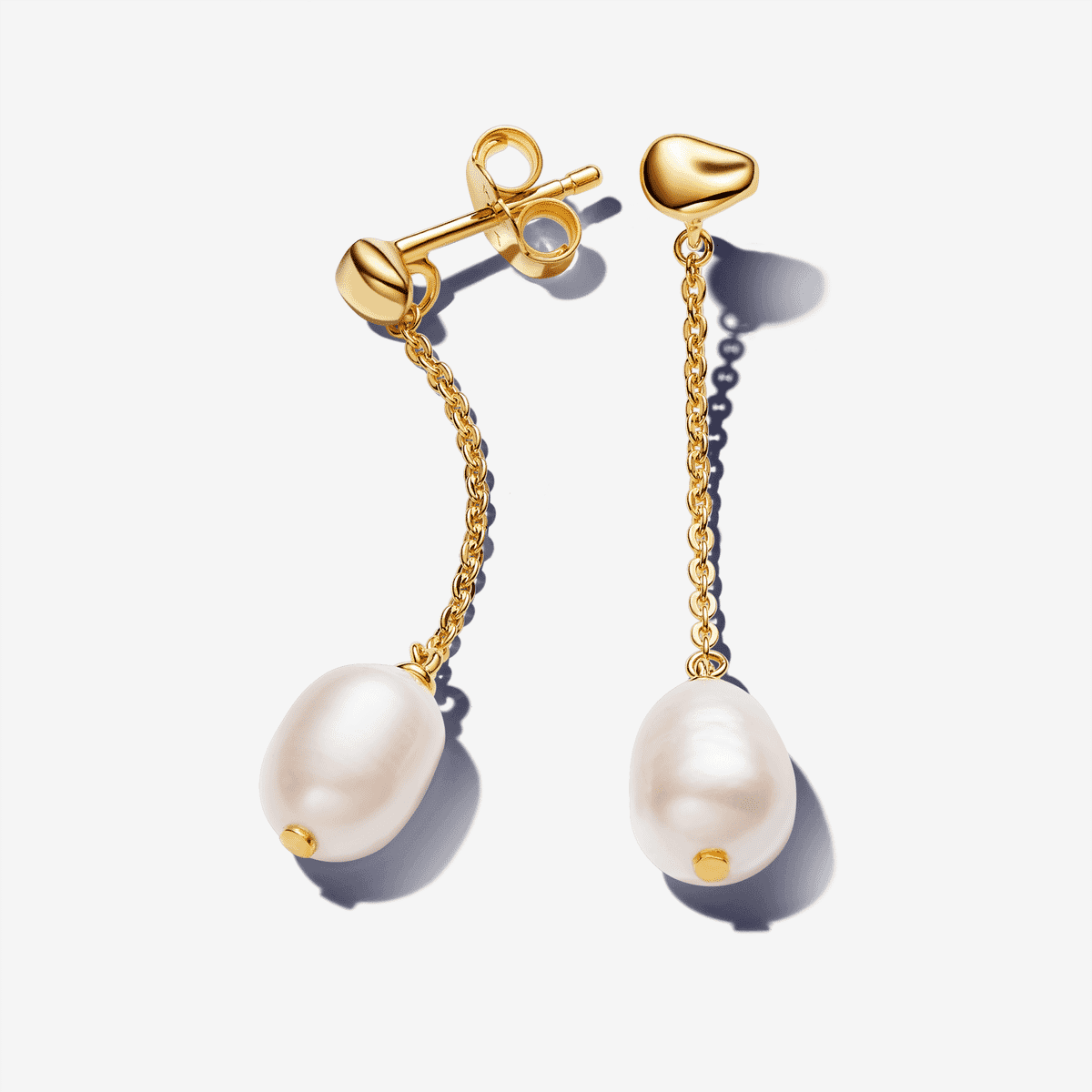 Pendientes Colgantes Perla Cultivada de Agua Dulce - 263313C01