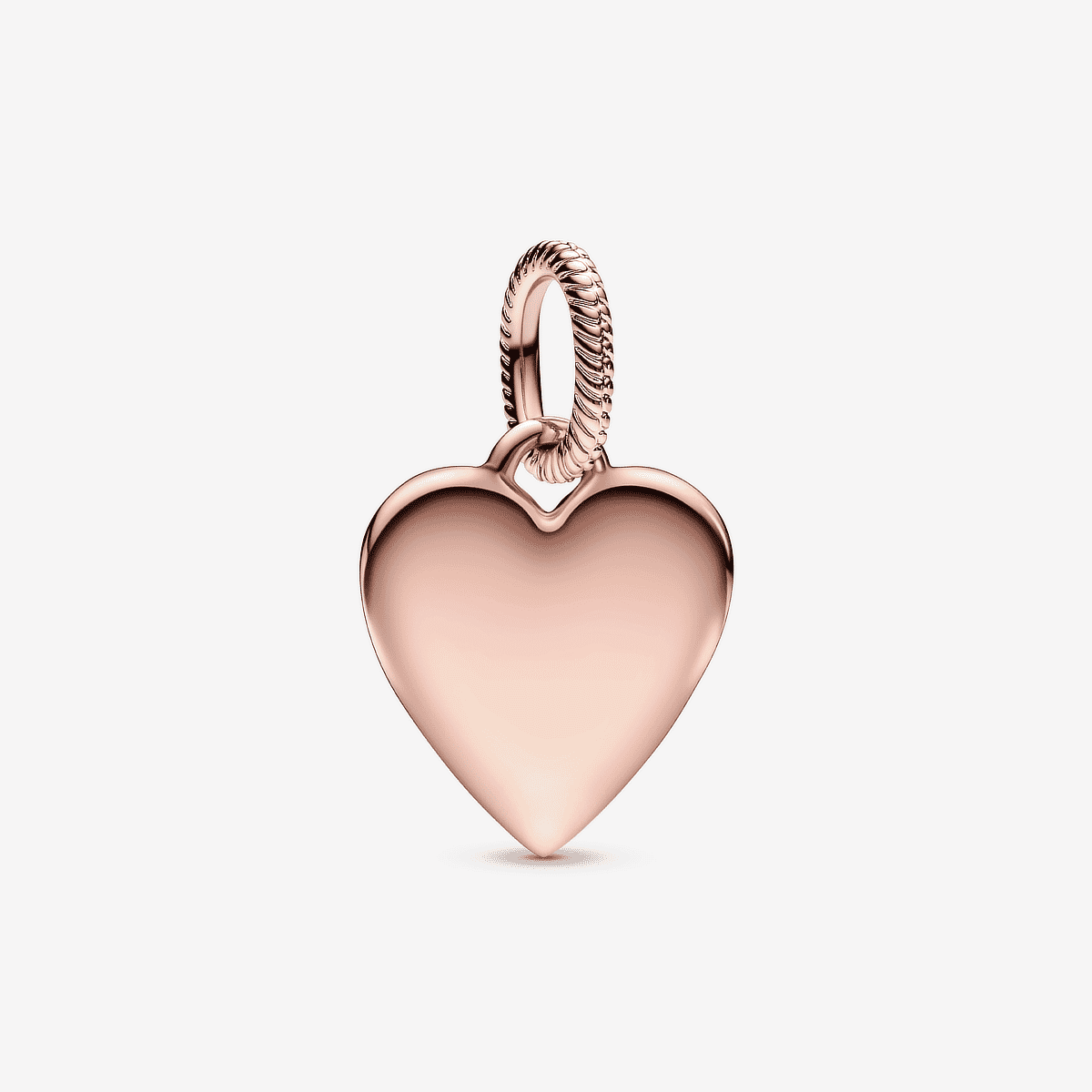 Colgante Corazón en plata de primera ley chapada en oro rosa - 388914C00
