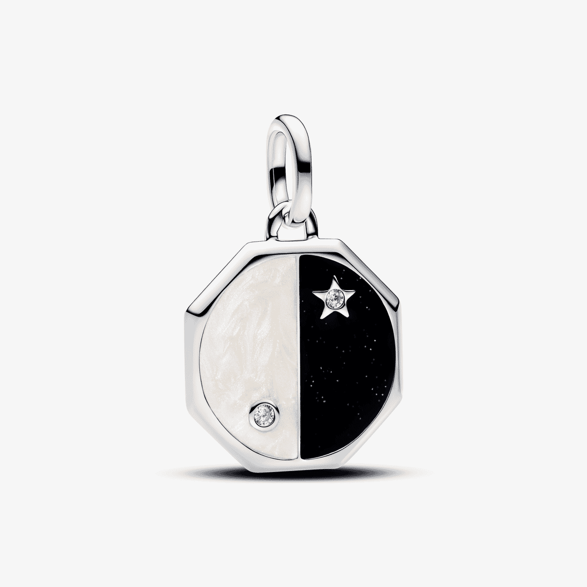 Charm Colgante Pandora ME Yin & Yang vista frontal en plata de primera ley - 793688C01