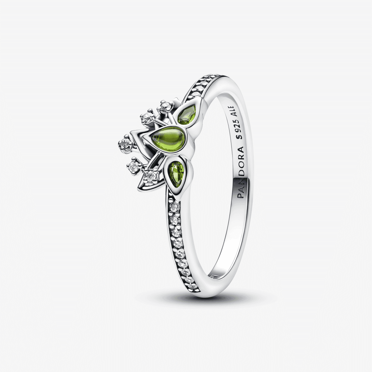 Anillo Tiara Princesa Tiana de Disney en plata de primera ley - 193653C01