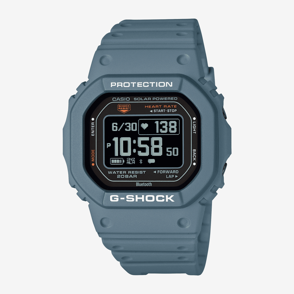 Reloj Casio G-Shock G-Squad DW-H5600-2ER con brazalete azul y esfera negra Reloj Casio G-Shock G-Squad DW-H5600-2ER con brazalete azul y esfera negra