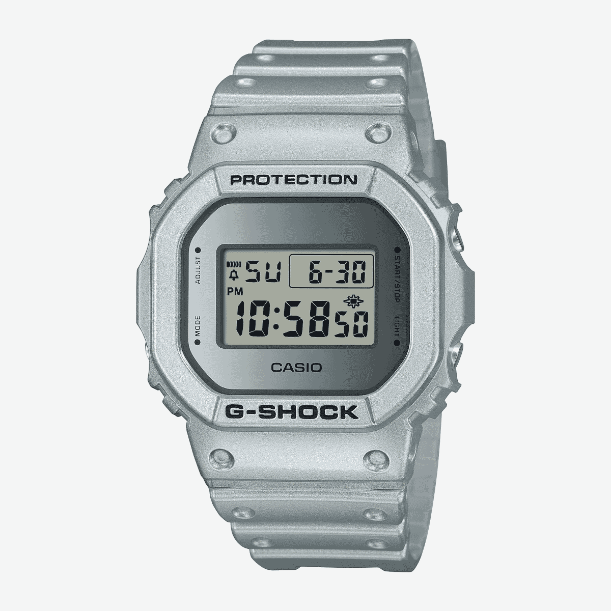 Reloj Casio G-Shock Origen DW-5600FF-8ER con brazalete gris y esfera gris Reloj Casio G-Shock Origen DW-5600FF-8ER con brazalete gris y esfera gris