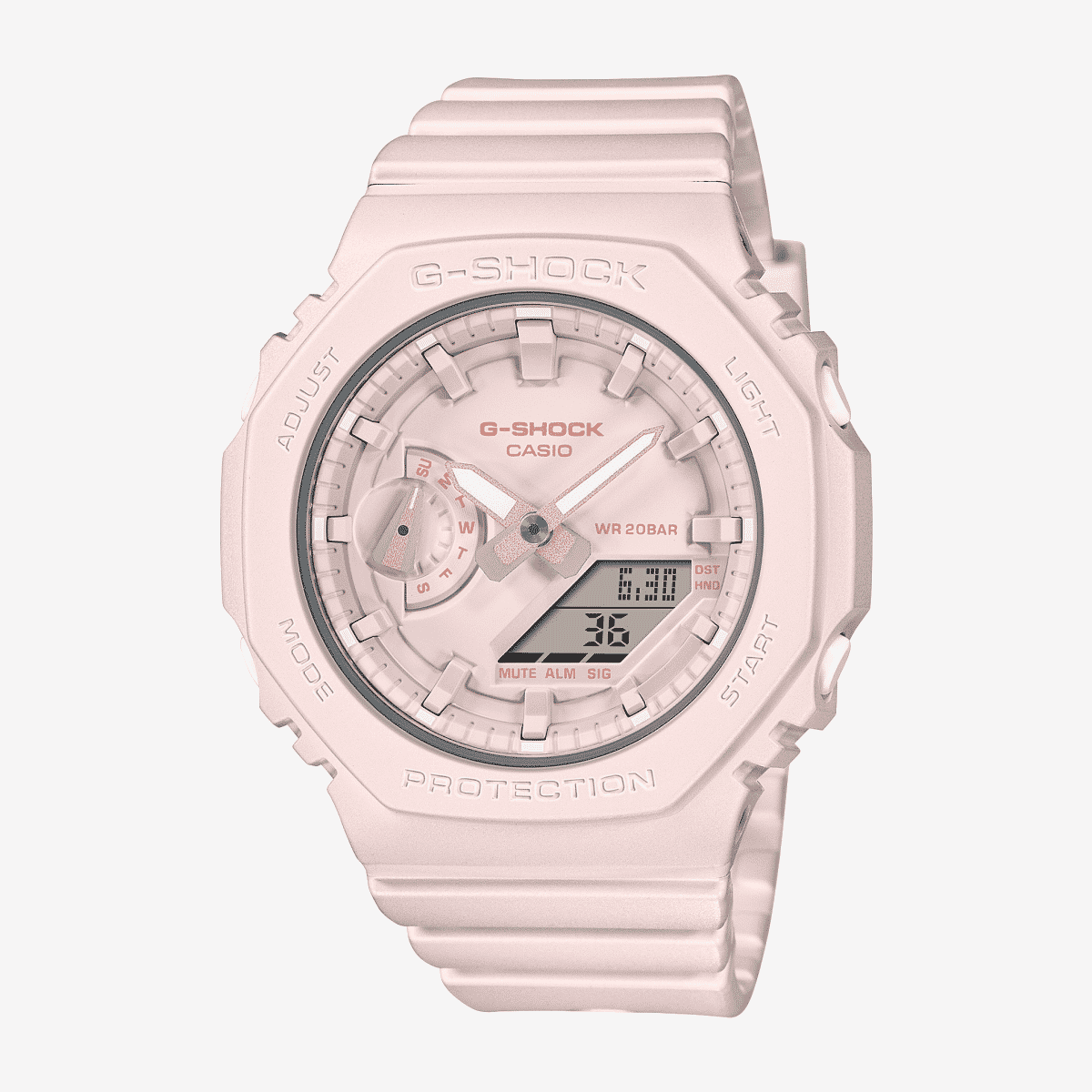 Reloj Casio G-Shock Mujer GMA-S2100BA-4AER con brazalete rosa y esfera rosa Reloj Casio G-Shock Mujer GMA-S2100BA-4AER con brazalete rosa y esfera rosa