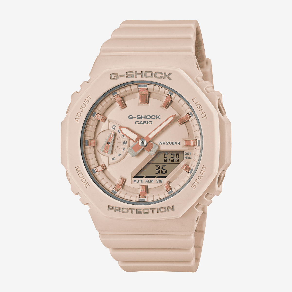 Reloj Casio G-Shock Mujer GMA-S2100-4AER con brazalete beis y esfera beis Reloj Casio G-Shock Mujer GMA-S2100-4AER con brazalete beis y esfera beis