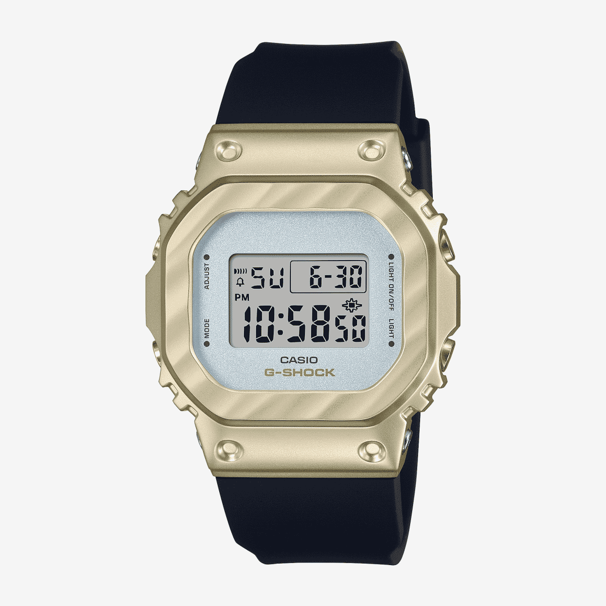 Reloj Casio G-Shock Mujer GM-S5600BC-1ER con brazalete negro y esfera blanca Reloj Casio G-Shock Mujer GM-S5600BC-1ER con brazalete negro y esfera blanca