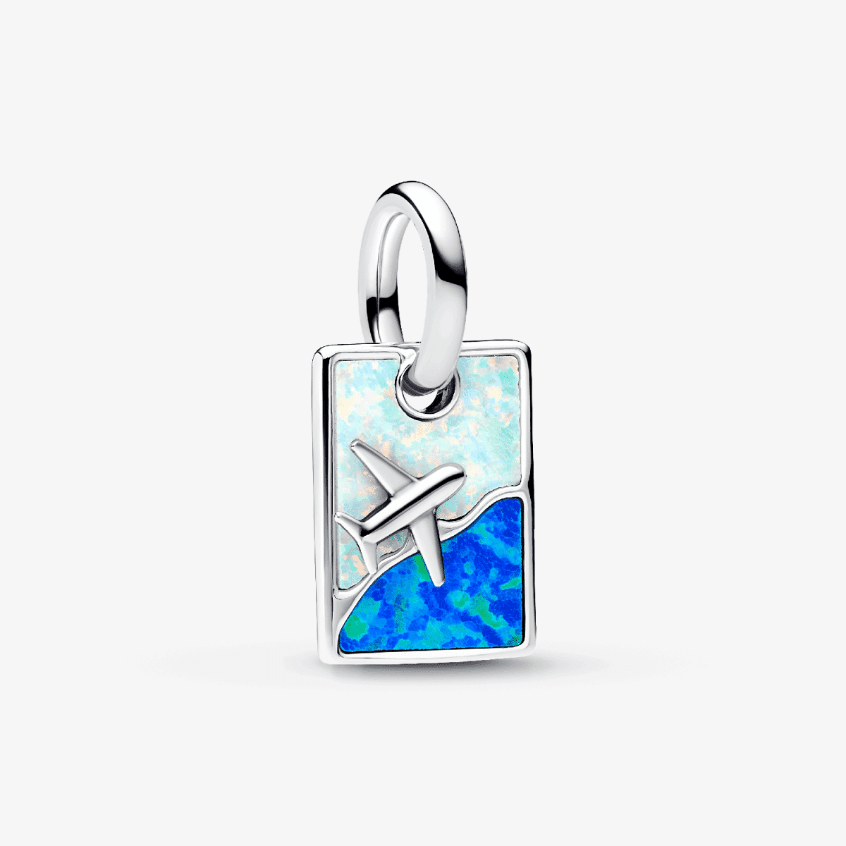 Charm Colgante Viaje Pandora en plata de ley y ópalo sintético azul - 793913C01 Charm Colgante Viaje Pandora en plata de ley y ópalo sintético azul - 793913C01