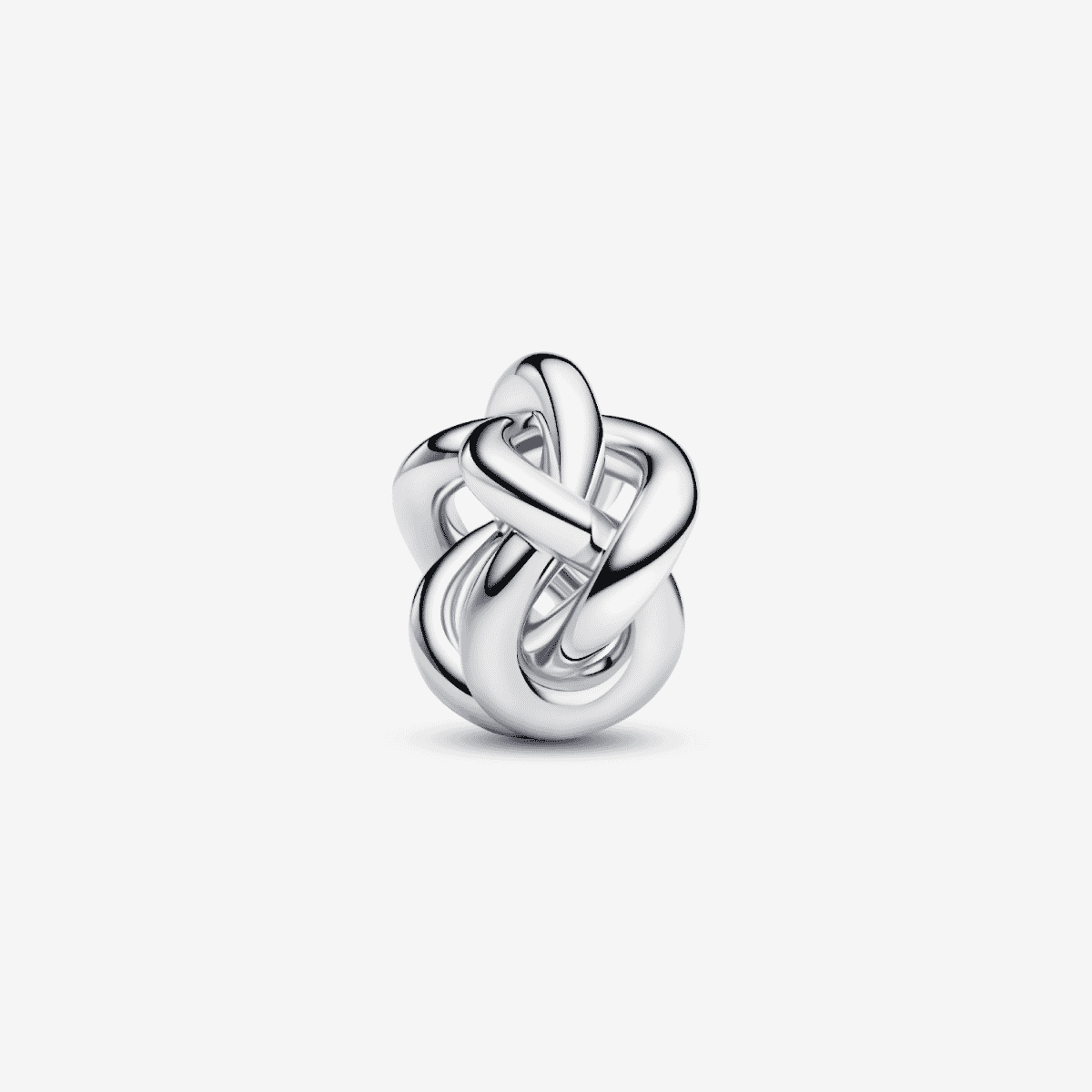 Charm Nudo Infinito en plata de primera ley vista frontal - 793755C00